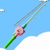 Kite Miniature Fishing Rod New Dynamic Kite Accessories Retractable Belt Reverse Handbrake Fishing Rod