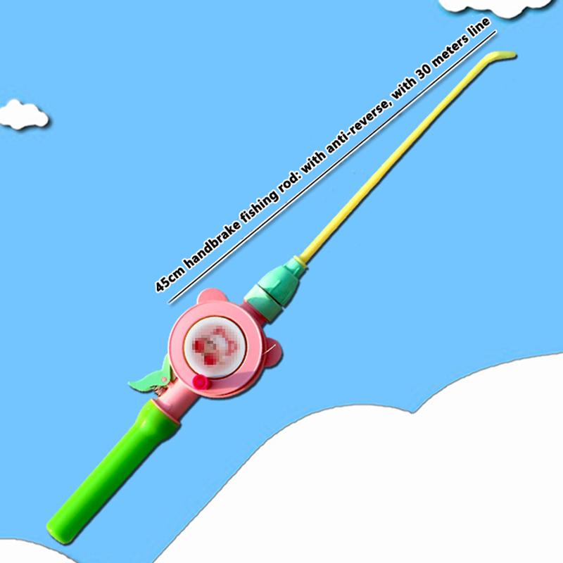 Kite Miniature Fishing Rod New Dynamic Kite Accessories Retractable Belt Reverse Handbrake Fishing Rod