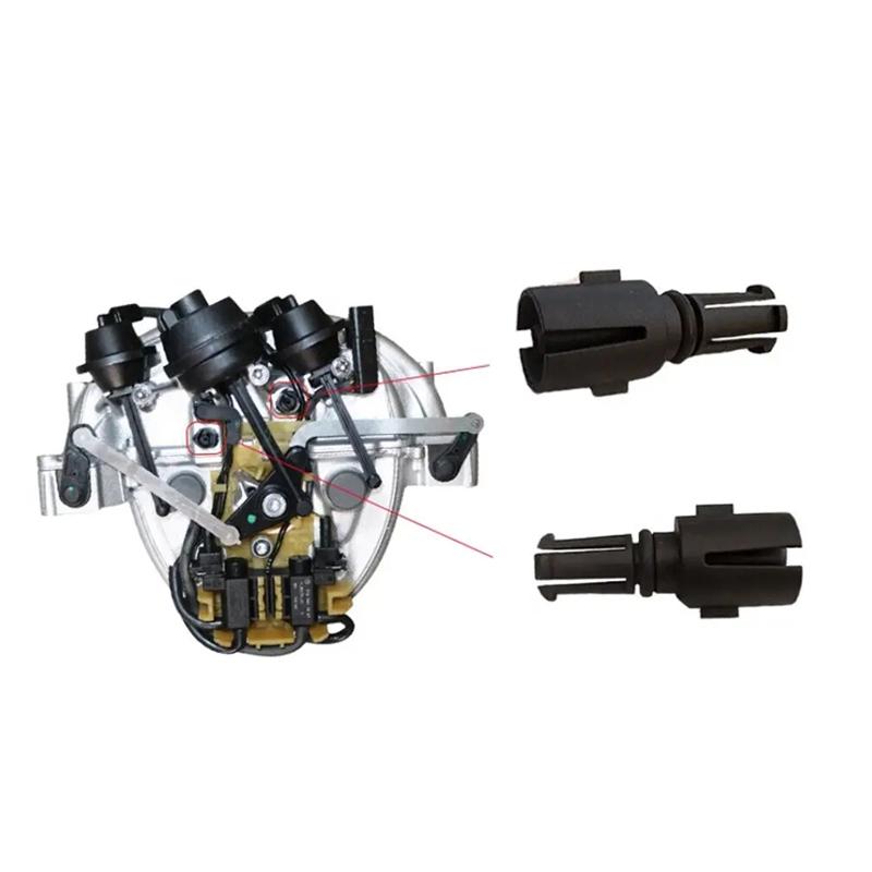 A2721402401 2 Stück Lufteinlass Motoransaugkrümmer Anschluss für Mercedes Benz ML C230 C280 CLK GLK E350 R350 SLK M272 M273 V6 Motor