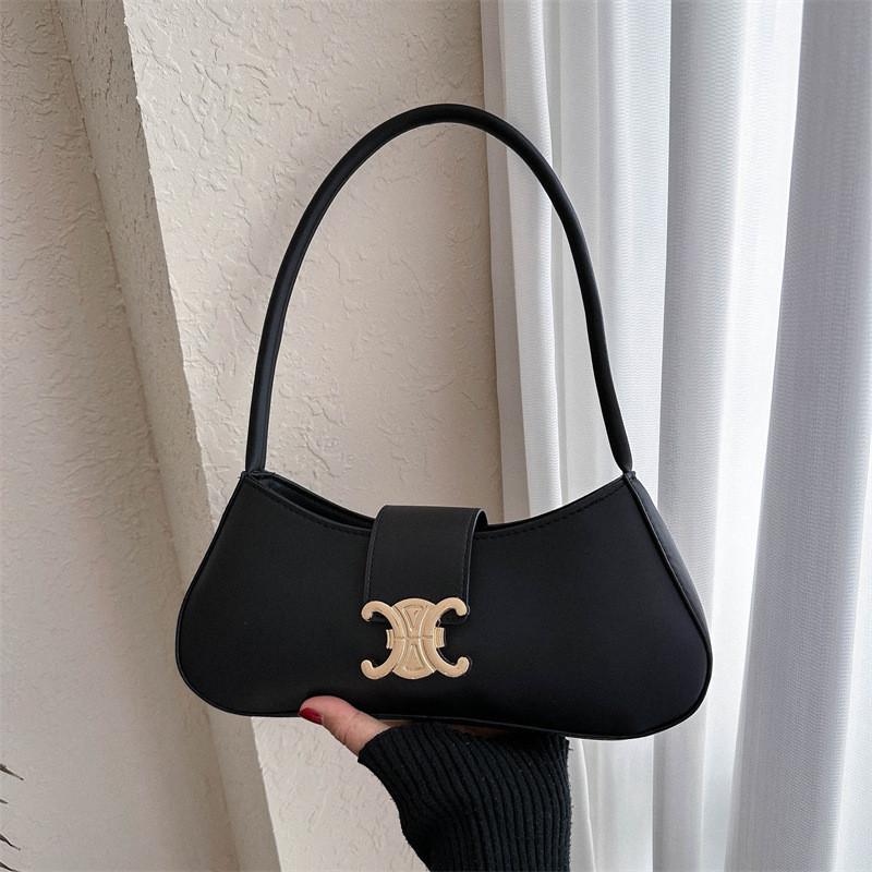 Trendy Street Style Pu Shoulder Bag Candy Color Crossbody Bag For Women 2023 Winter