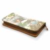 Dayan the Cat Genuine Leather Eastern European Collage Soft Long Wallet [WACHIFIELD]