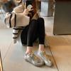 Fashion Men's Sneakers Casual Sports Shoes for Women Lightweight Leather Breathable Shoes Women Flat White Tenis Shoes Zapatillas
