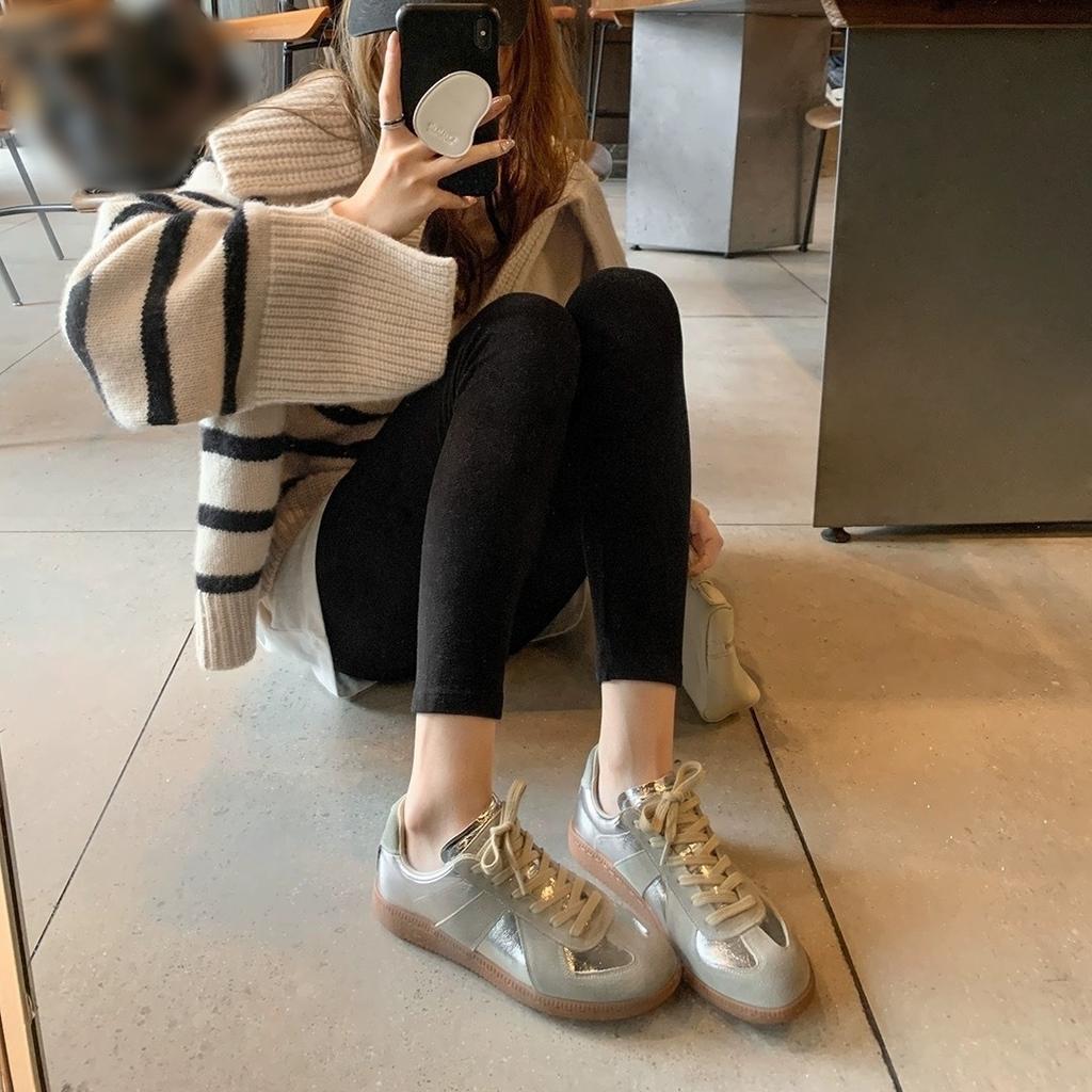 Fashion Men's Sneakers Casual Sports Shoes for Women Lightweight Leather Breathable Shoes Women Flat White Tenis Shoes Zapatillas