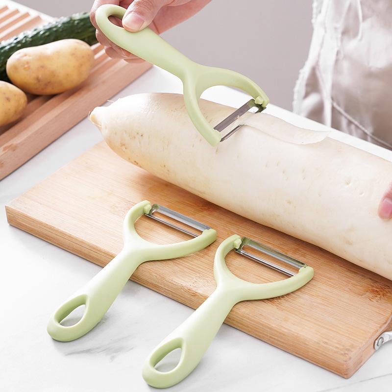 Multifunctional Stainless Steel Kitchen Peeler: Perfect for Potatoes, Fruits, and Melons