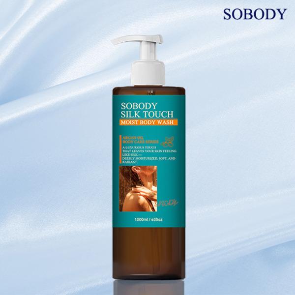 SOBODY Silk Touch Moist Body Wash 1000ml (1 bottle)
