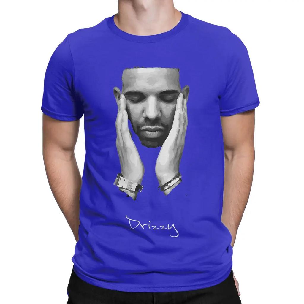 Drake Drizzy Rapper New Album Men T Shirt Novelty Tees Short Sleeve Crewneck T-Shirt 100% Cotton Plus Size Clothing