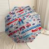 1PC Transportation Vehicles Umbrella-8-Rib Reinforced, Automatic Open, Lightweight & Durable, Cute Fashion Accessory for Outdoor-T398