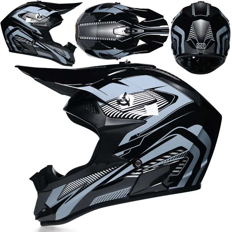 Mountain Breathable Double Visor Motocross Helmet Off Road Riding Helmet O'Neill Men's and Women's Rally Helmet Large