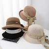 Summer Hat Women New Fashion Breathable Sunshade Sunscreen Wide Brim Sun Beach Accessories Bucket Hat With Bow