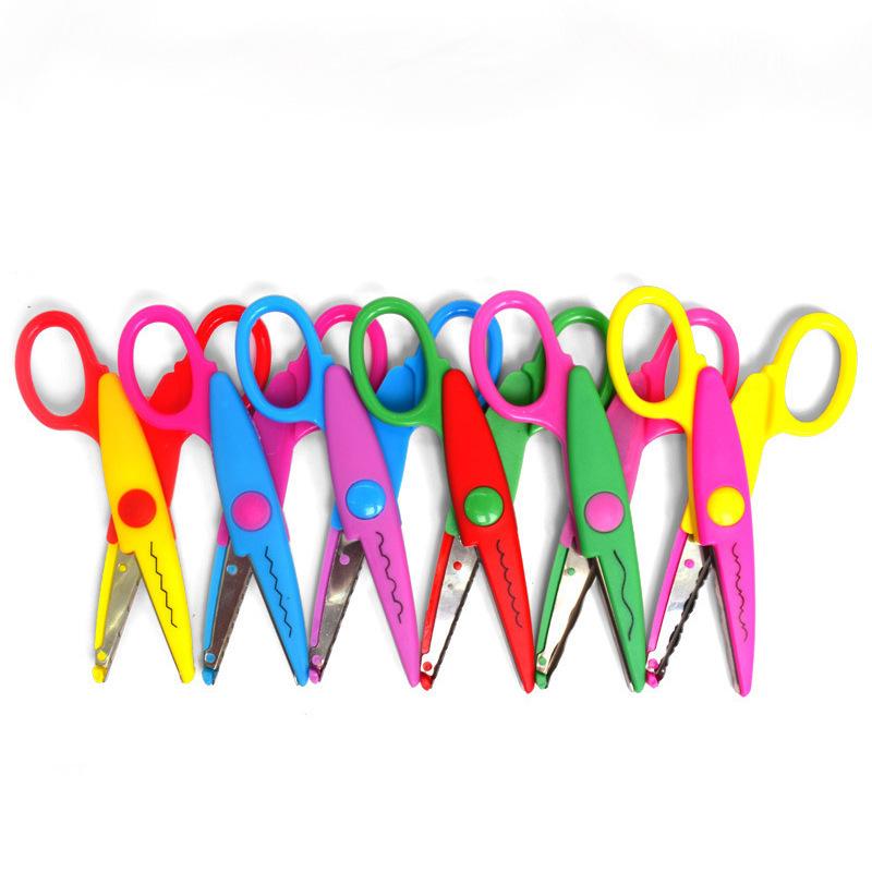 Set da 2/3/4 Pezzi Forbici con Motivo Ondulato Taglierina per Carta Strumenti Fai-da-te Artigianato su Carta Biglietti Foto Forbici Regali per Bambini Forniture per Ufficio