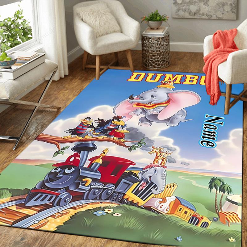 Custom 1Pc Dumbo'S Bubble Adventure Rug Office Carpet Indoor Outdoor Entrance Doormat Nonslip Soft And Comfortable Living Room D91653