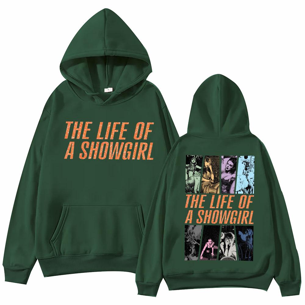 Felpa Vintage The Life Of A Showgirl Harajuku Hip Hop Pullover Top Felpa Regalo Felpa per Donna e Uomo