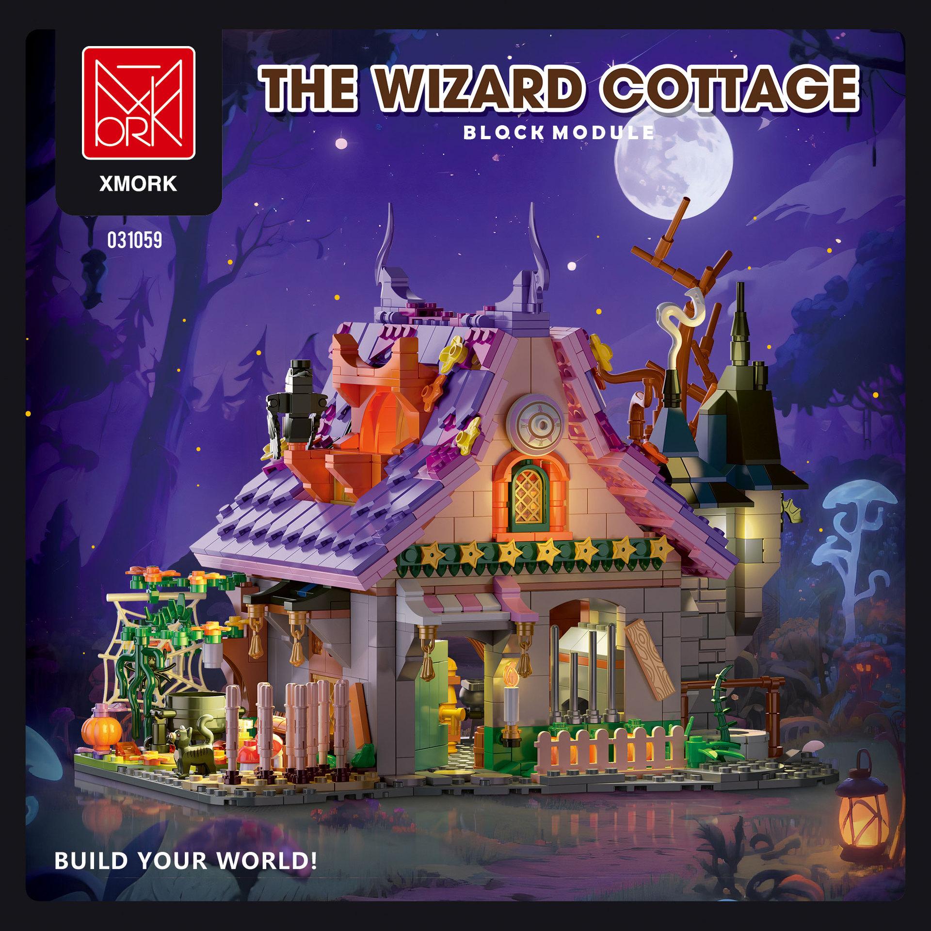 031059 Witch`s Cottage Halloween Magic Series
