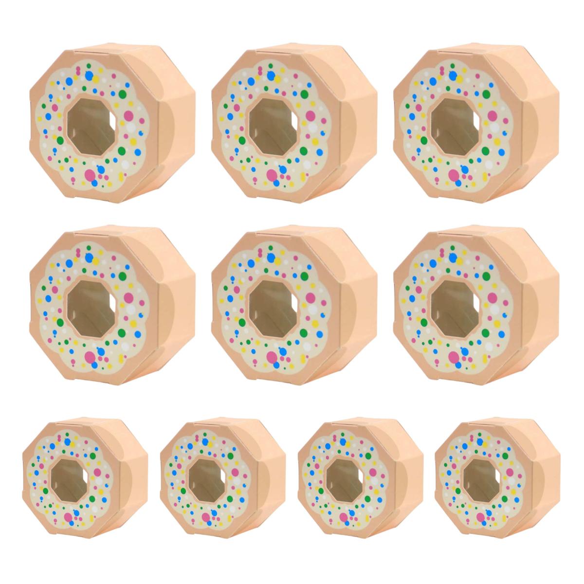 

10 шт. Мини-подарочная коробка для печенья, многоугольная, красивая, для свадьбы, дня рождения, вечеринки, сделай сам, упаковка конфет шампанского