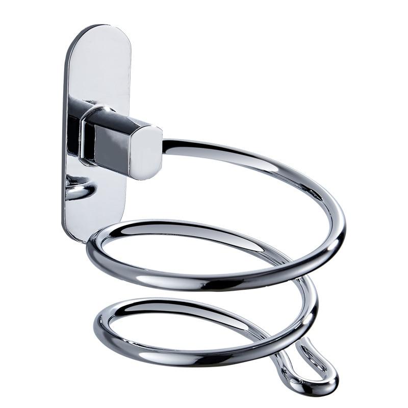 Bathroom Hairdryer Handle Hairdryer Stainless Steel Hairdryer Hotel Bathroom Accessories Organizer Shelves for Home | Bathroom Shelves