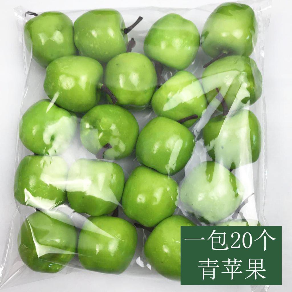 10PCS 2-3cm Mini Artificial Fruits Foods Vegetables Fake Apple Peach Orange Lemon Pear Banana Pepper Pumpkin Home Decoration