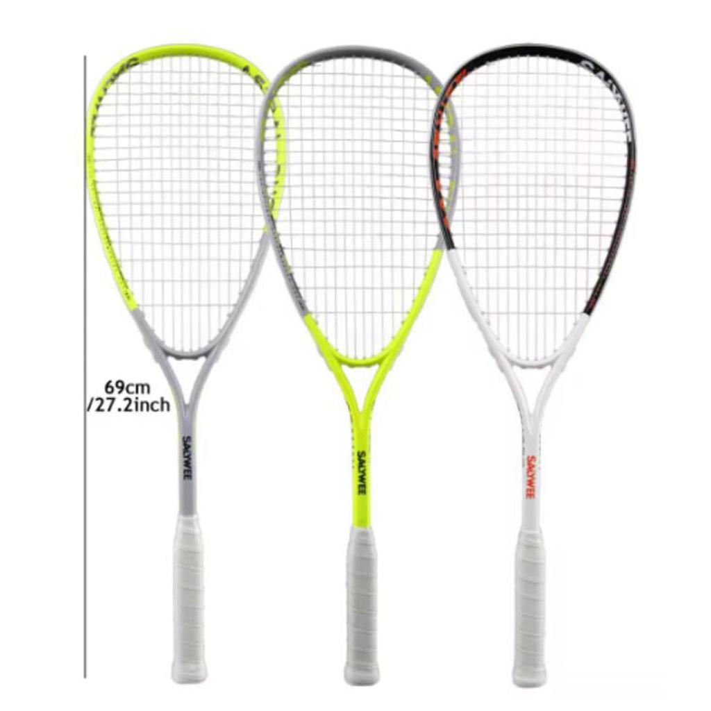 Squash Racket with Carbon And Carrying Case for Beginners Indoor Outdoor
