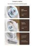 2026 Rechargeable Mini Fan: Long-Lasting, Silent, Wall-Mounted, Portable for Desktop and Dorm