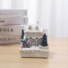 New High 14cm Christmas Light House Village Christmas Decorations For Home Xmas Gifts Christmas Ornaments New Year 2024 Natale N