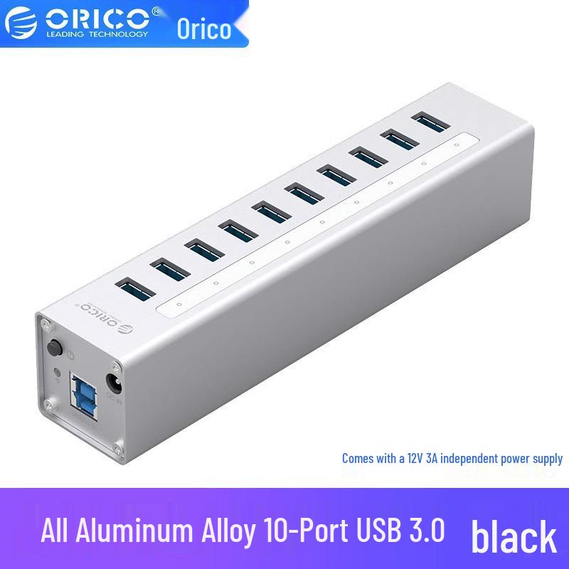ORICO A3H High-Speed USB 3.0 Four-Port Expansion Hub with Power Supply