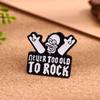 Creative Cartoon English Alphabet Series Alloy Brooch Fashion Versatile Metal Badge Clothes Accessories Clothing