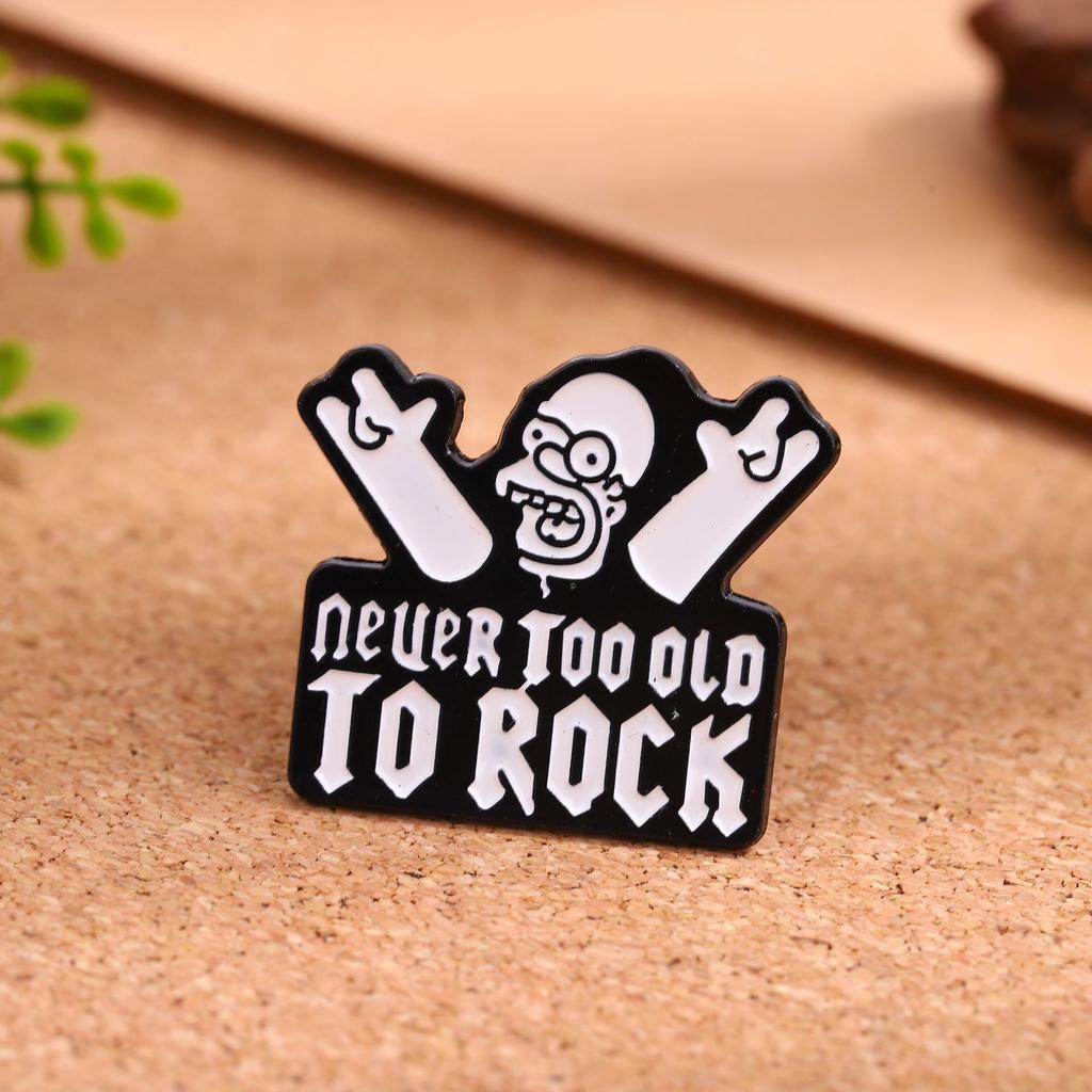 Creative Cartoon English Alphabet Series Alloy Brooch Fashion Versatile Metal Badge Clothes Accessories Clothing