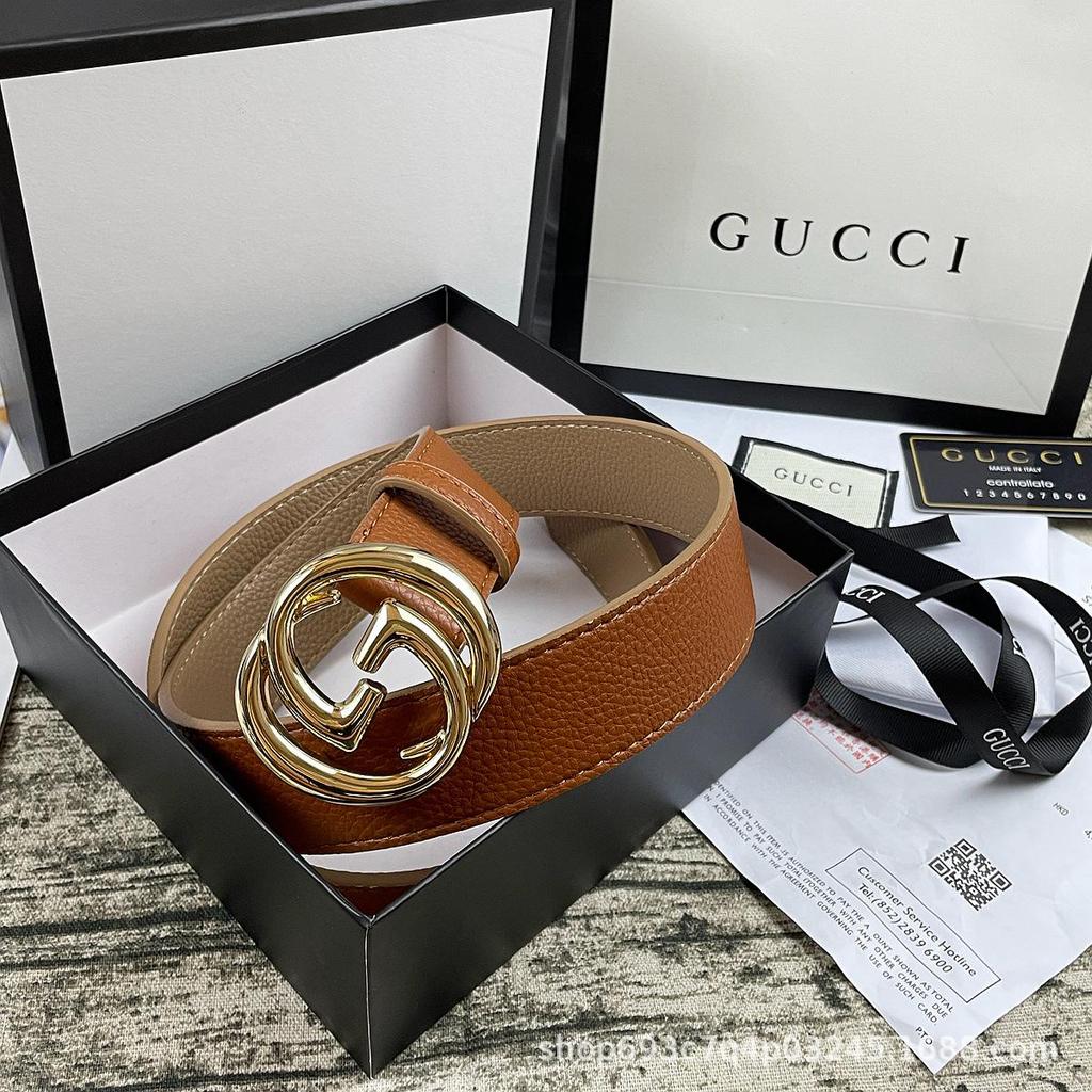 4,0 cm Herren-Premium-Ledergürtel mit runder Keks-Schnalle - Vielseitiges Modeaccessoire