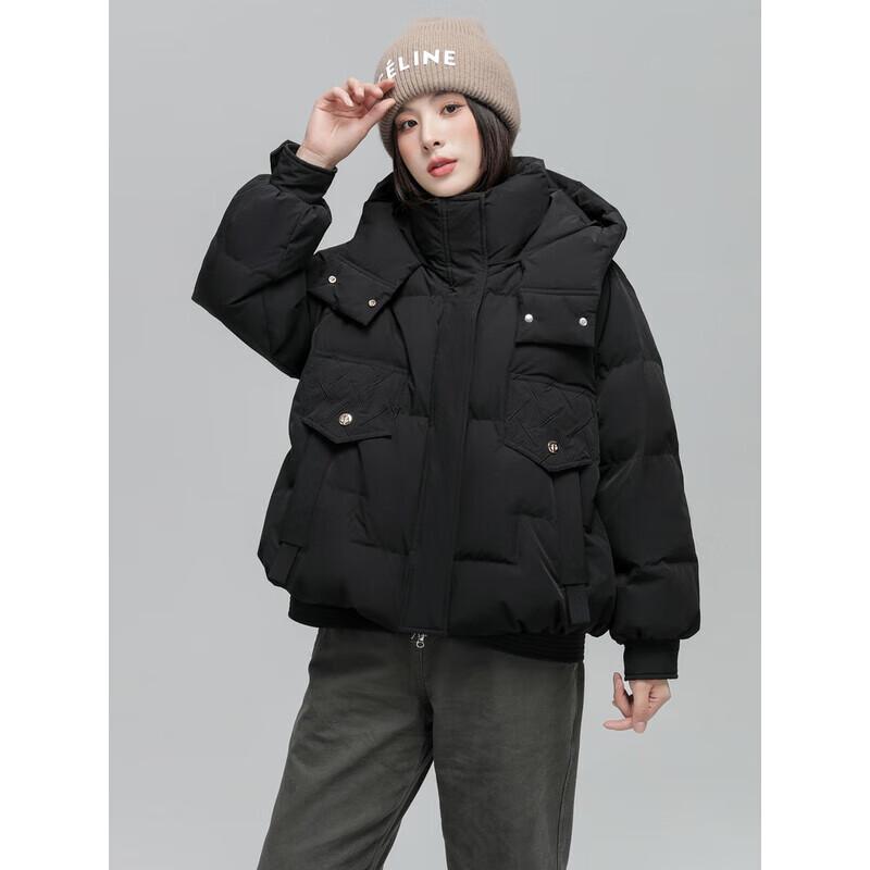 Snow Flying Women's 2025 Mid-Length Hooded Down Jacket