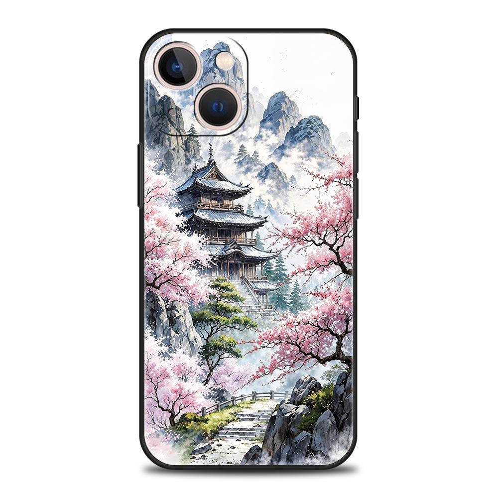 Giappone Tokyo Osaka Kanagawa Custodia per Telefono con Etichetta Per iPhone 16e 15 14 13 12 11 Pro Max XS X XR SE 7 8 Plus Cover in TPU per iPhone 16