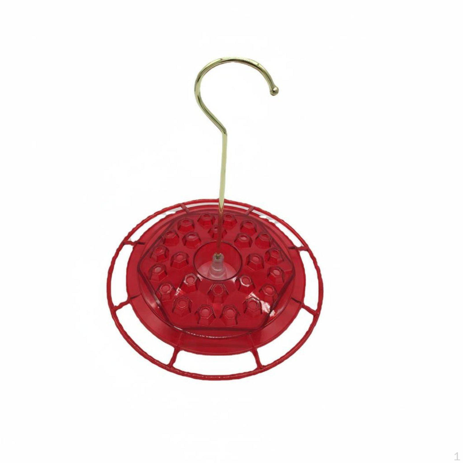 Nectar Dispenser for Hummingbirds Easy to Clean Hummingbird Feeder Multiple Feeding Ports красный