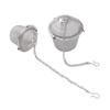 2pcs Mesh Tea Ball Stainless Steel Tea Strainer with Long Hook Chain for Spice Soup Tea Herbs Diameter: 4.5cm   1.8in+