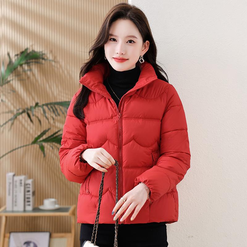 New Women's Cotton-padded Clothes, Versatile Fashion Stand-up Collar, Loose Short Cotton-padded Jackets, Thin Korean Version Jackets