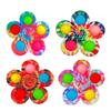Fidget Spinner Children's Camouflage Five Finger Bubble Silicone Rotating Fingertip Gyroscope Adult Release Stress Relieving Toy