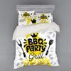 Bbq Duvet Cover Sets For Kids Teens Queen Size Lightweight Down Quilt Covers Bedroom Decor 2 Pillowcases 1 Duvet Cover No Quilt
