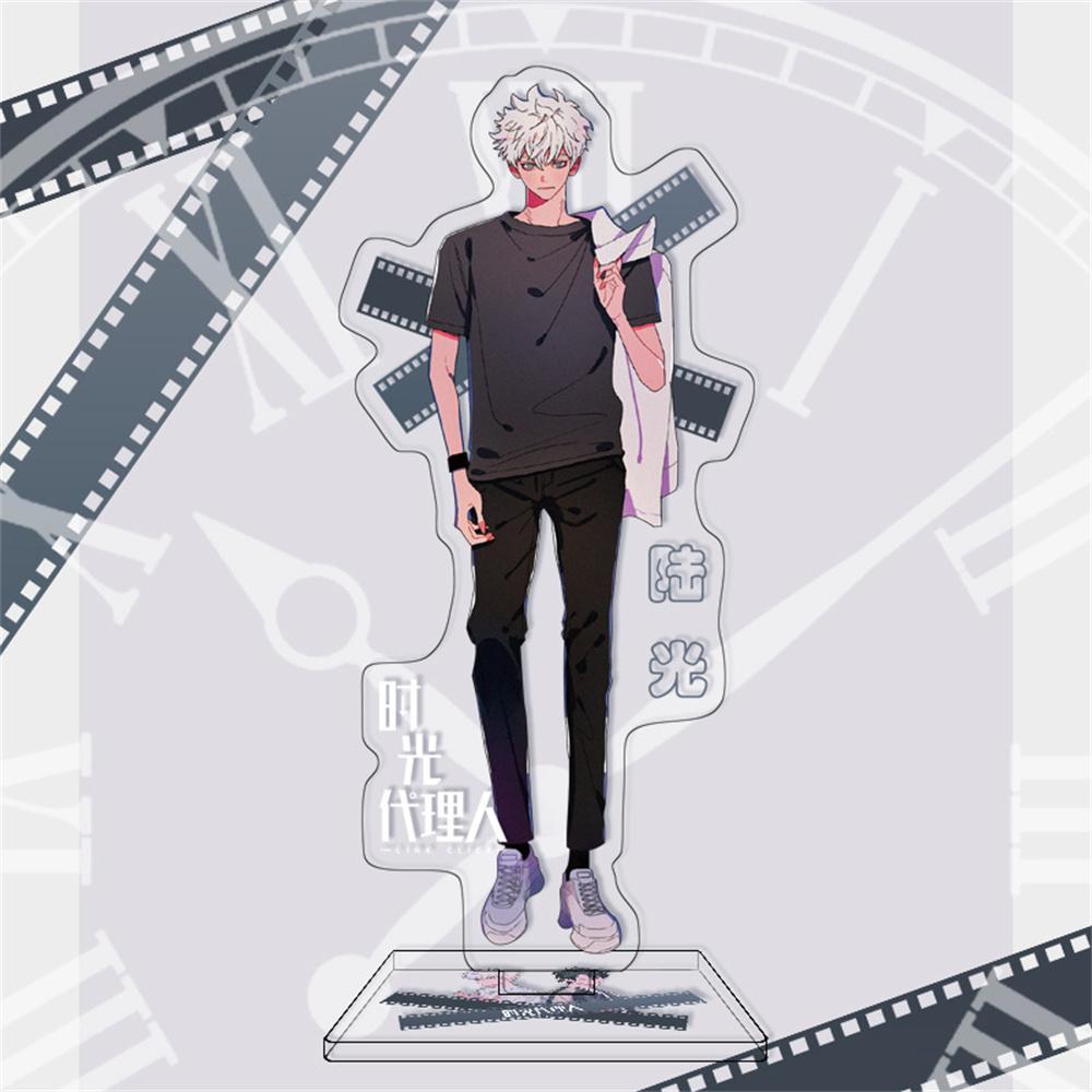 Hot Anime Link Click Acrylic Stand Model Figure Cosplay Plate Holder Topper Birthday Fans Christmas Desk Decor Plate Gift