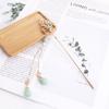 Vintage Elegant Pearl Tassel Temperament Bridal Chinese Hair Fork Women Hair Sticks Korean Hanfu Hairpins Hair Clip