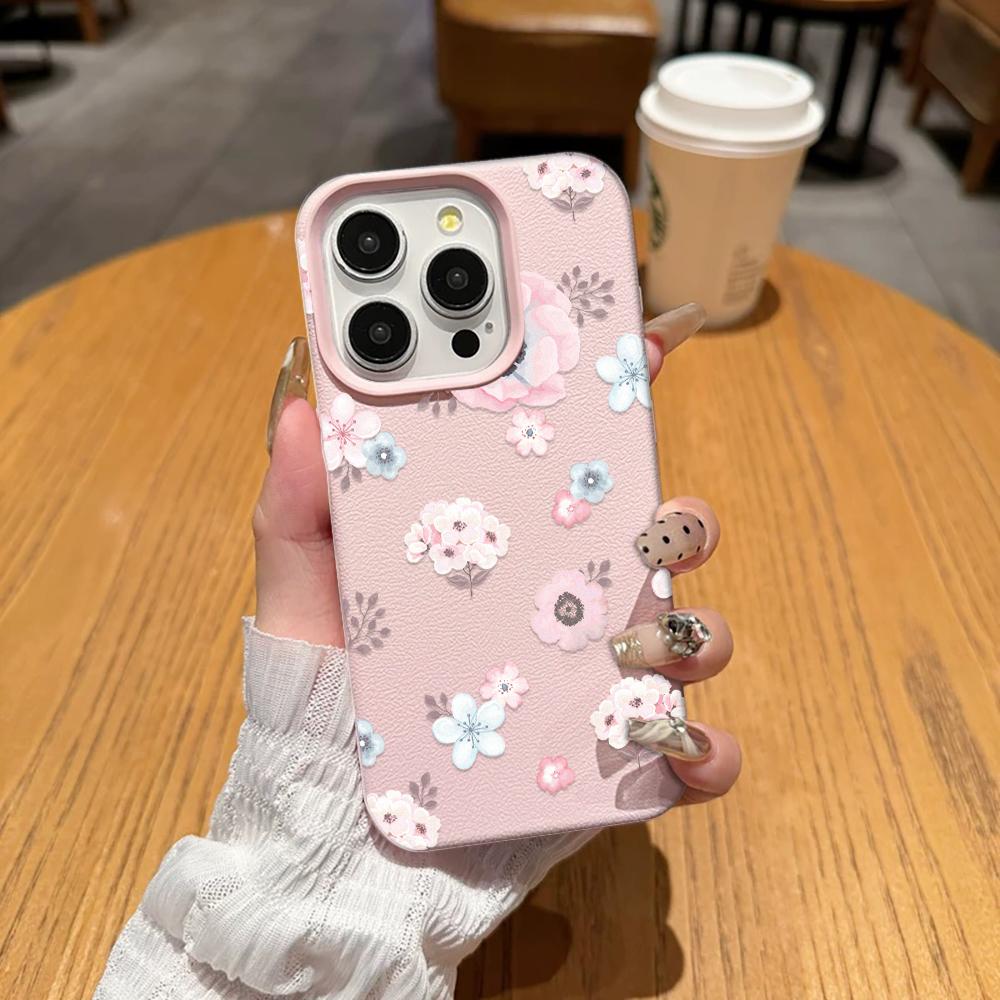Garland Pattern Phone Case For Iphone 17 16 Plus 13 Pro Max 11 15 12 14 17E 16E 17Air Transparent Full Camera Protection Cover