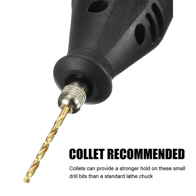 100/50 Stück Titannitridbeschichtete Bohrer HSS Hochgeschwindigkeitsstahl Set Werkzeug Qualität Elektrowerkzeuge 1/1.5/2/2.5/3mm