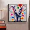 New Arrival 5D DIY Full Circle Diamond Painting "Colorful Flower Elephant" Embroidery Cross Stitch Home Decor Gift