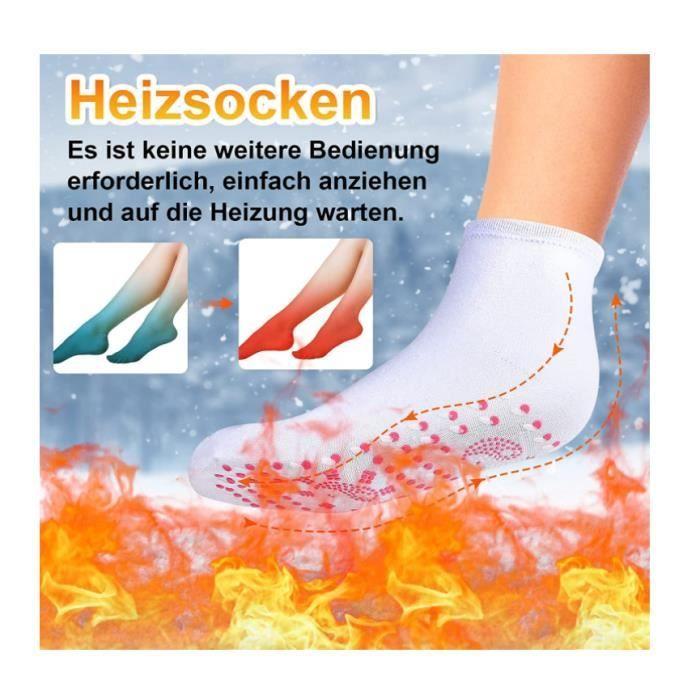 Värmesockor - Hypertermiska - Vandring - Vita