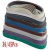36/45Pcs Sanding Belts Set 80-5000 Grit Wear-Resistant Sharpening Belt Replacement Kit Durable Grinding Abrasive Belt Assorted