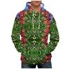 Fashion Print Loose Men's And Women's Long Sleeve Hooded Sweater