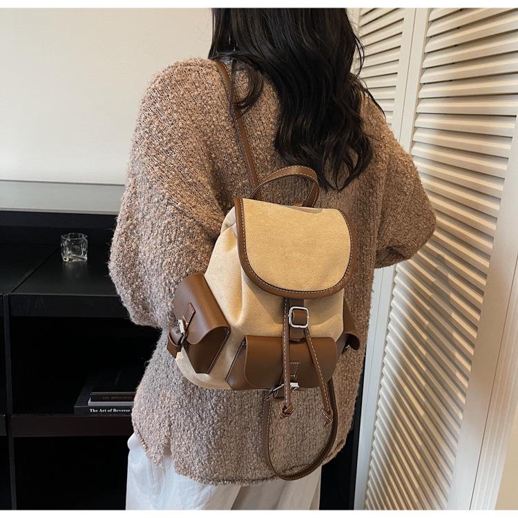 Vintage Suede Multi-Pocket Backpack 2025: Large Capacity, Versatile Autumn/Winter Fashion for Women