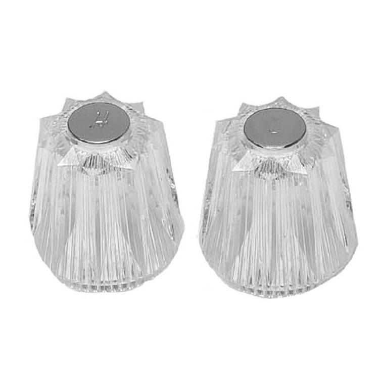 2/3Pcs Hot And Cold Shower Knob Shower Faucet Handle Replacement Comfortable grip Shower Valves Knobs Bathroom Accessories