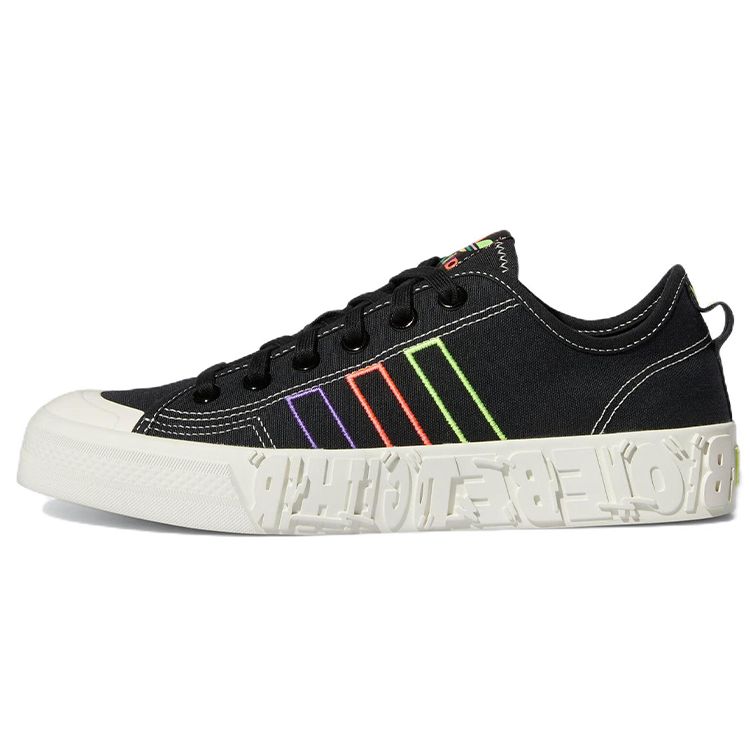 

Adidas Nizza Pride Core Black Off White Men GX6391 EU 46.5