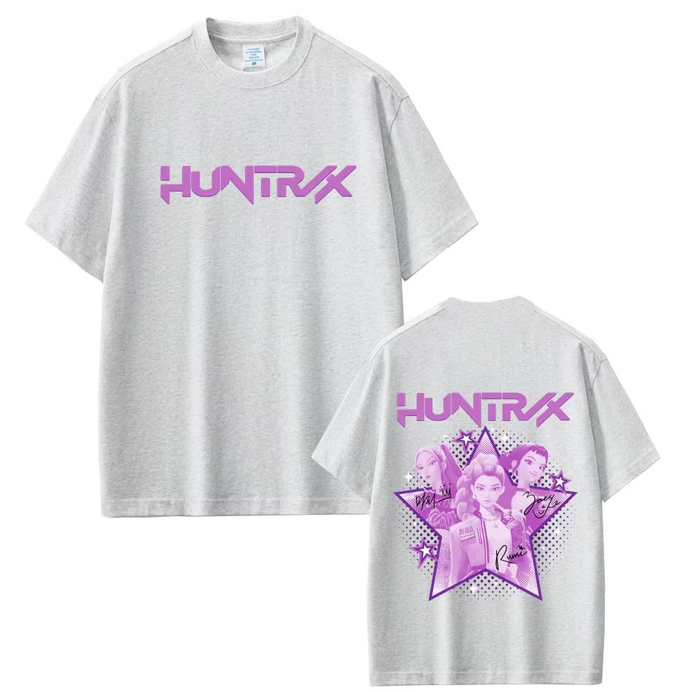 KPop Demon Hunters T-shirt Rumi Mira Zoey Graphic T Shirts Men Women Clothing Soft Cotton Casual Oversized Short Sleeve T-shirts