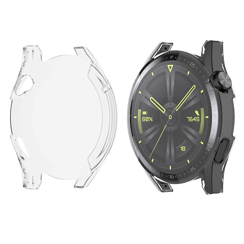 TPU Case for Huawei Watch GT3 46mm Band Watch GT3 42Mm Soft All-Around Soft Screen Protector Cover Bumper Cases for Huawei GT 3