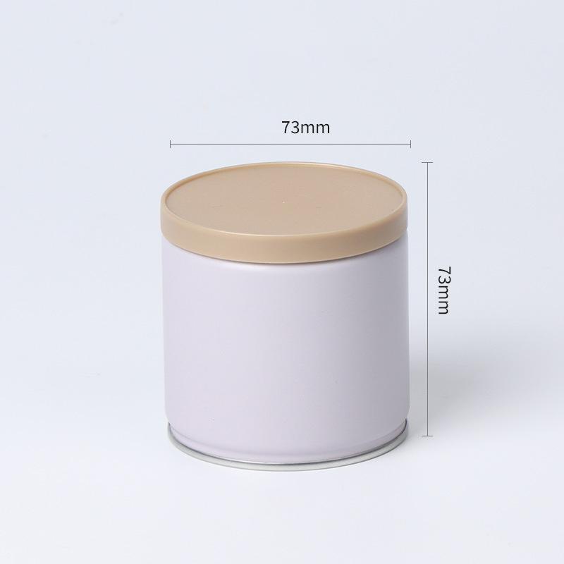 1Pc Portable Small Tea Packagings Box Mini Empty Tea Tin Can Vintage Tinplate Containers Tea Seal Jar Moisture-Proof