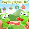 Giocattoli Spremibili Rana Dinosauro, Giocattolo Sensoriale Strizza Squittisce con Lingua Fuori per Bomboniera, Novità Antistress Fidget Toys