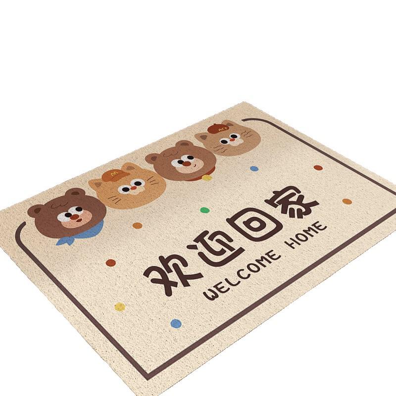 Large Coir Loop Anti-Slip Doorway Foot Mat - Cut To Fit Entrance Carpet